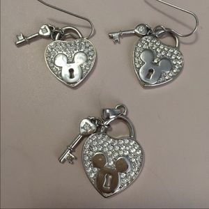 Authentic Disney Arribas pendant and earrings!